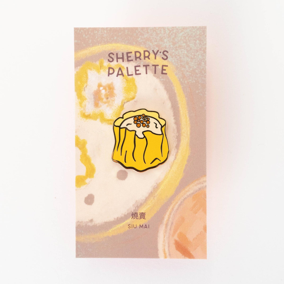 Sherry's Palette-Siu Mai Enamel Pin-patches + pins-gather here online
