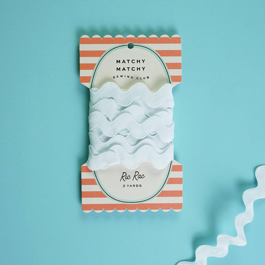 Matchy Matchy Sewing Club-Chalk Big Ric Rac-trim-gather here online