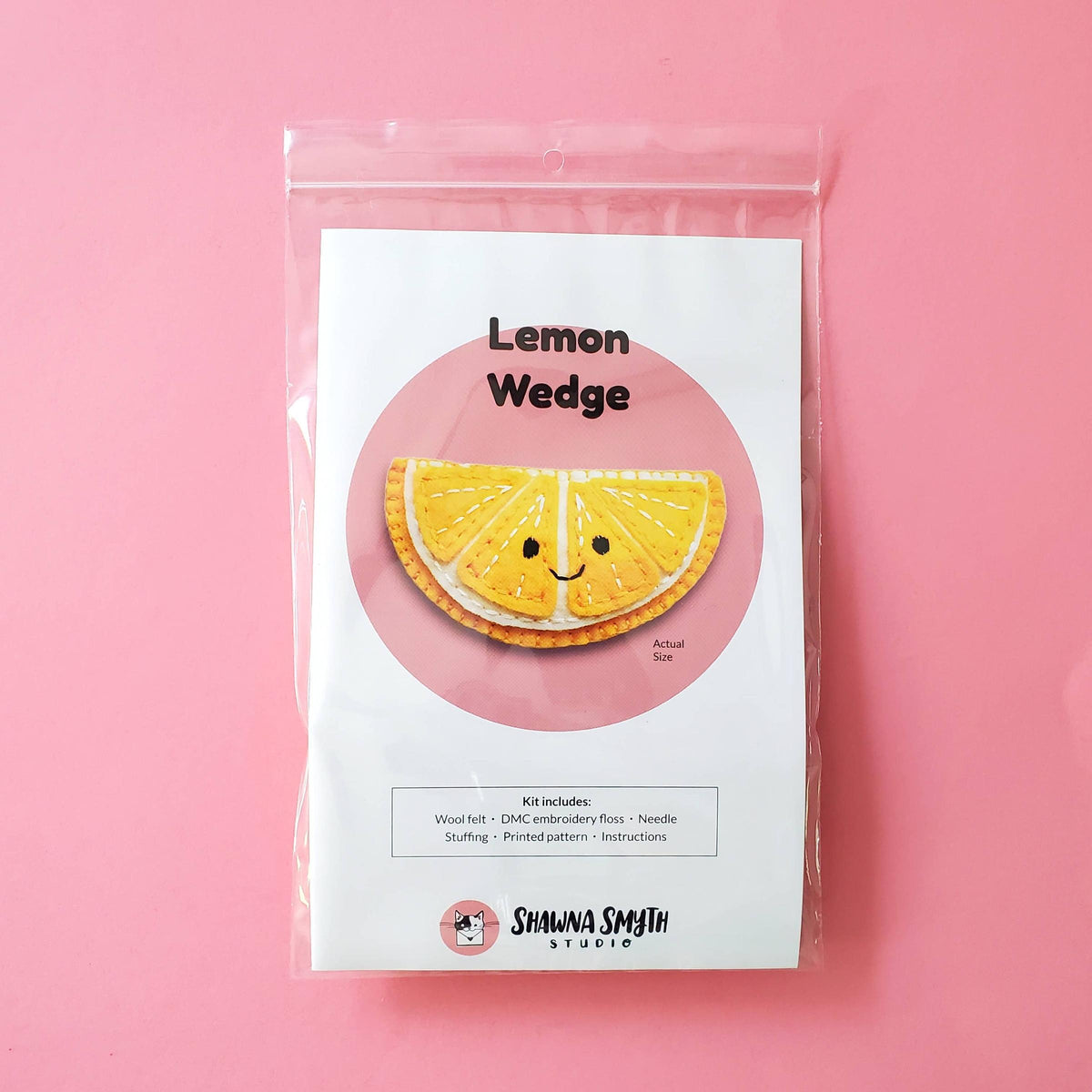 Shawna Smyth Studio-Lemon Wedge DIY Felt Kit-sewing kit-gather here online