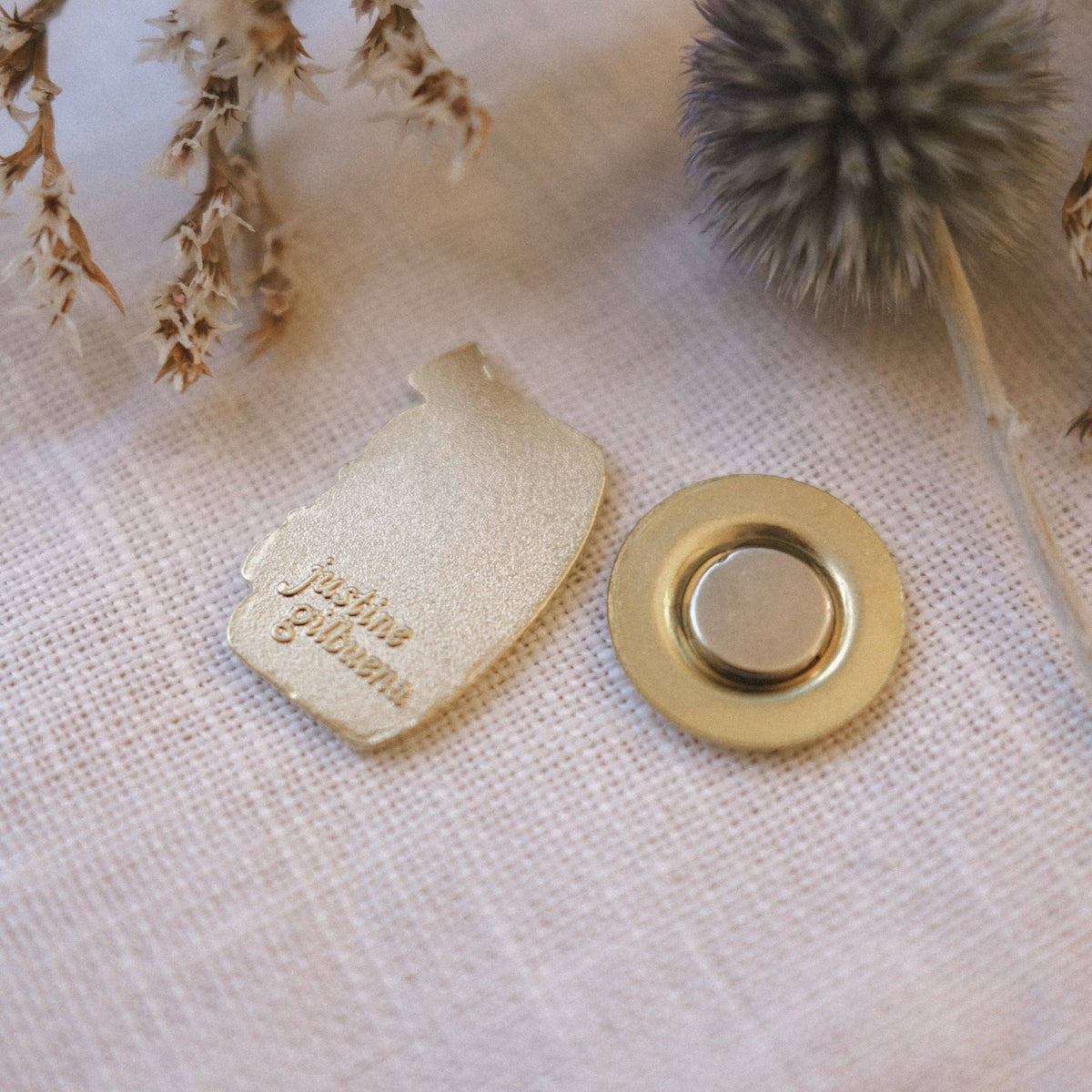 Justine Gilbuena-Butter Cookie Sewing Kit Needle Minder-embroidery notion-gather here online