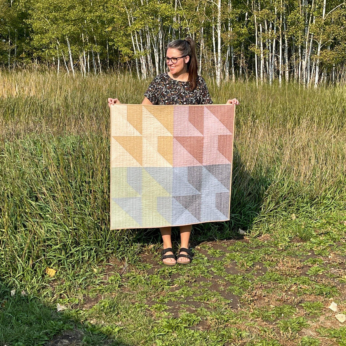 The Blanket Statement-Rockwood Quilt Pattern-quilting pattern-gather here online