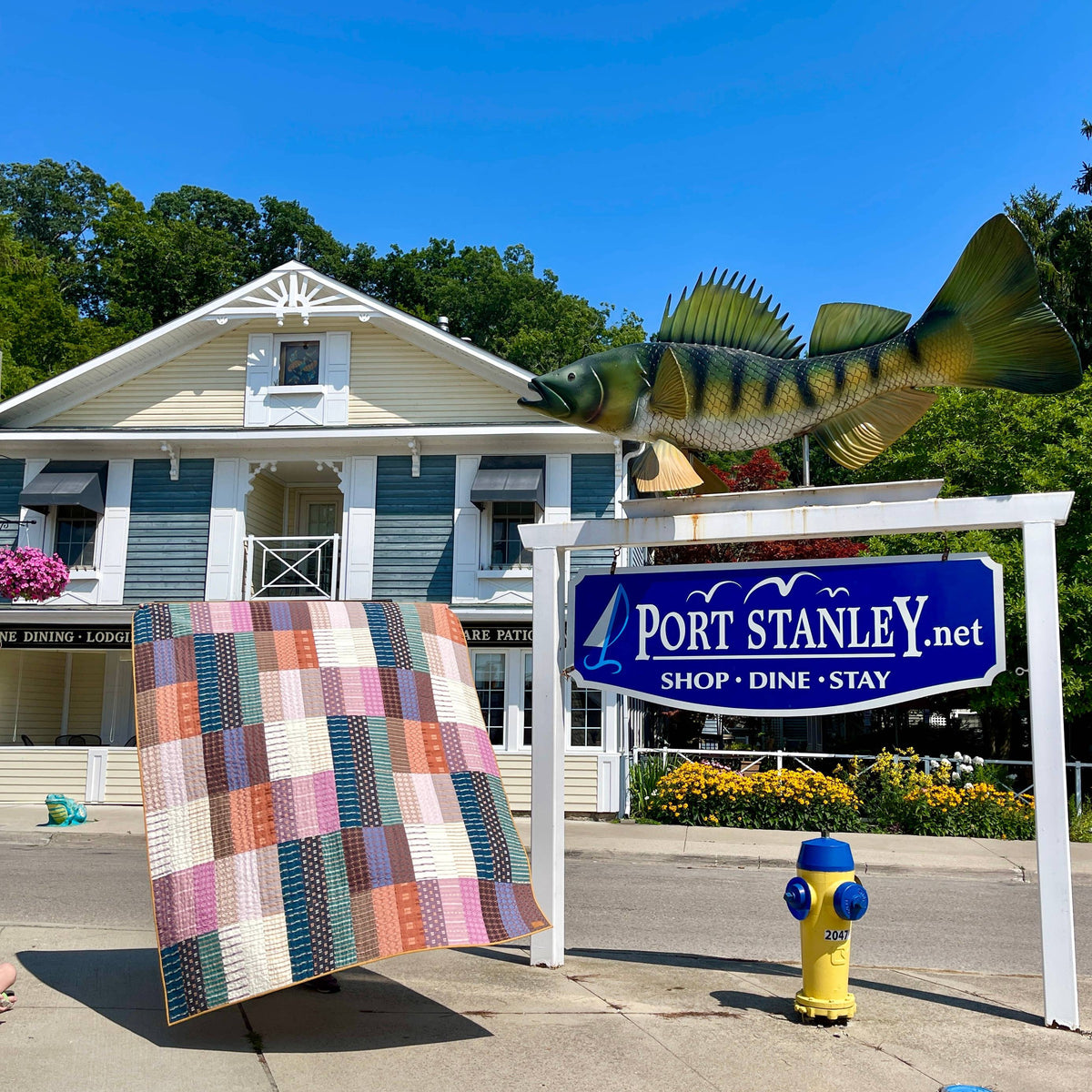 The Blanket Statement-Paint Lake Quilt Pattern-quilting pattern-gather here online