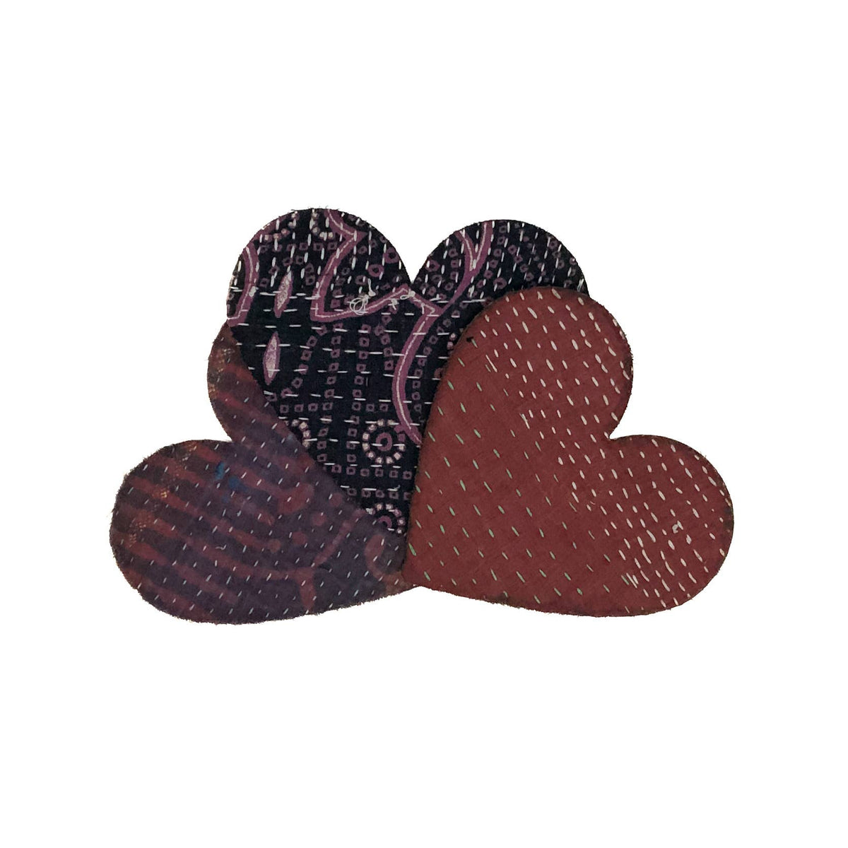 Otto Finn-Medium Kantha Butterfly Iron-On Patch-patches + pins-gather here online