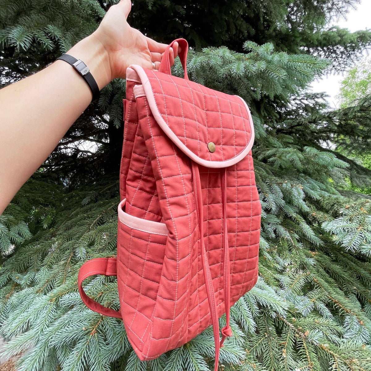 The Blanket Statement-Pembina Backpack Pattern-sewing pattern-gather here online