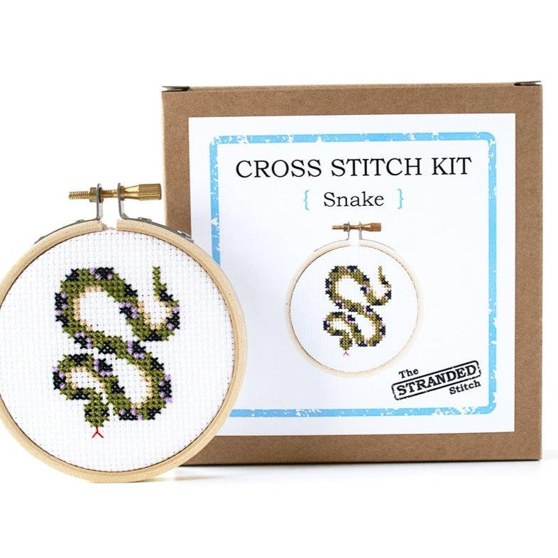 The Stranded Stitch-Mini Snake DIY Cross Stitch Kit-xstitch kit-gather here online