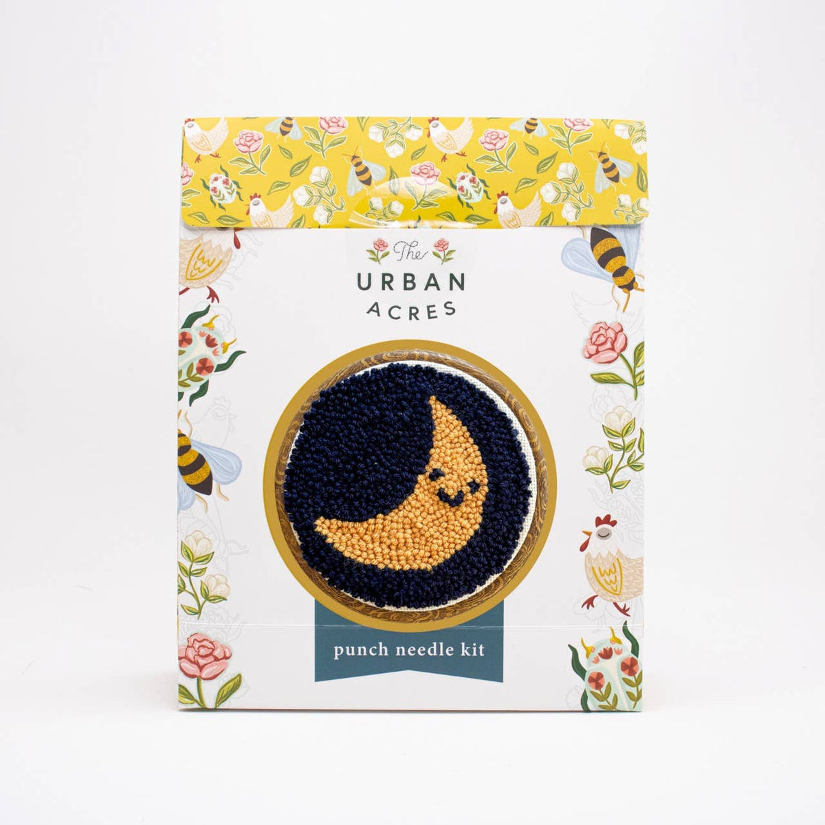 The Urban Acres-Moon Punch Needle Kit-craft kit-gather here online