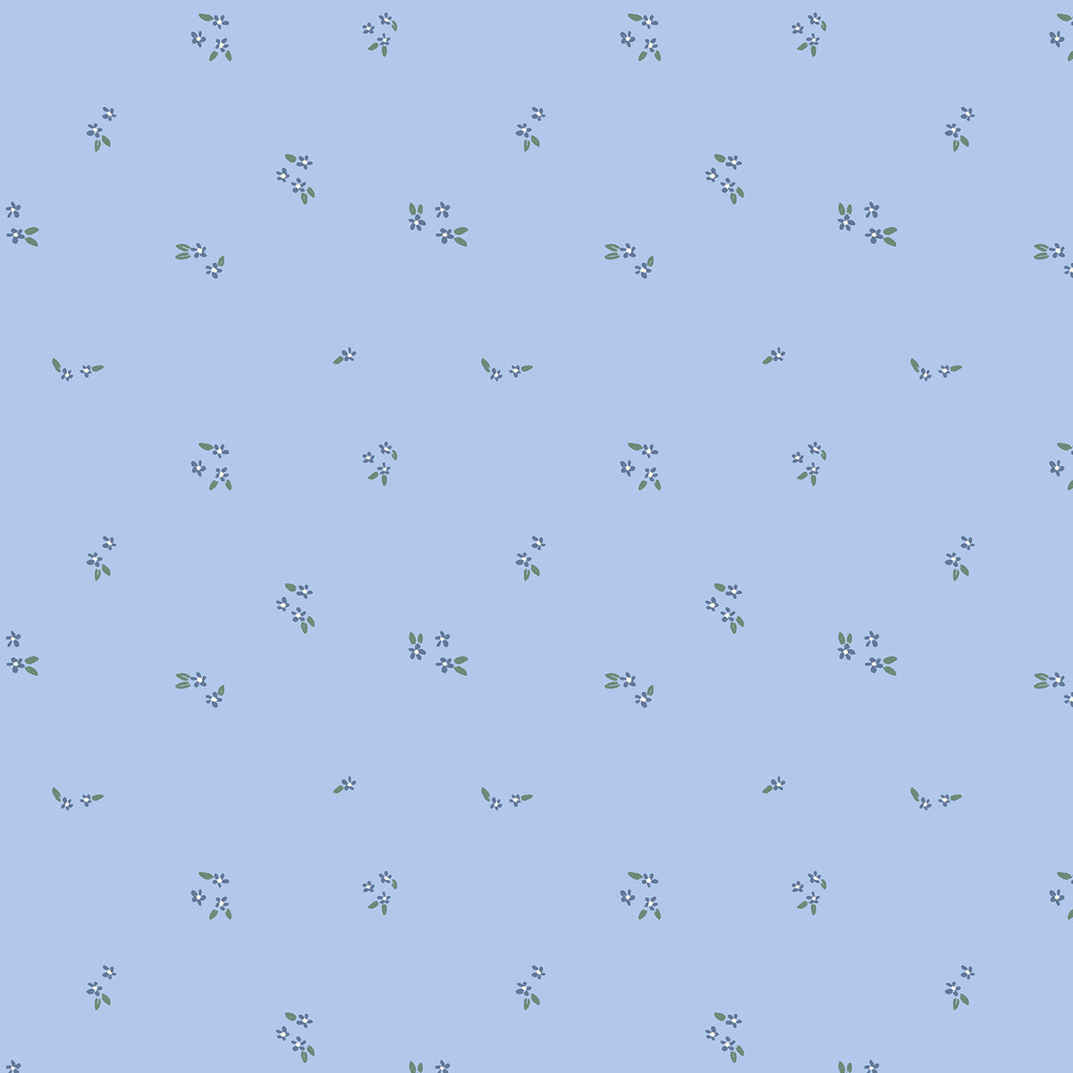 Cotton + Steel-Ditsy Darling Cornflower-fabric-gather here online