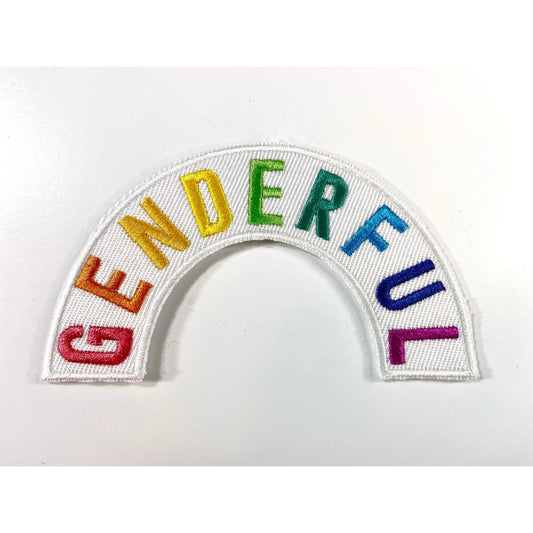 Sparkletown Studios-Genderful Iron-On Patch-patches + pins-gather here online