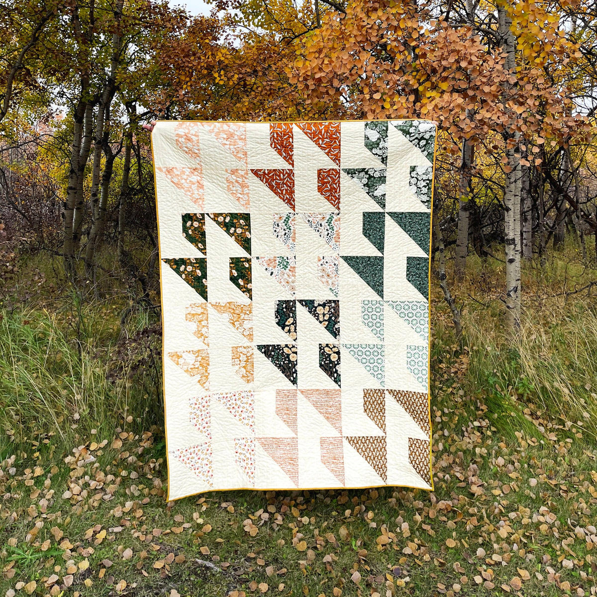 The Blanket Statement-Rockwood Quilt Pattern-quilting pattern-gather here online