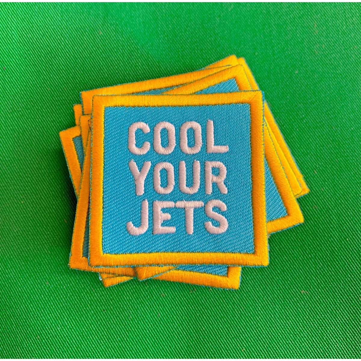 MBMB-Cool Your Jets Iron-On Patch-patches + pins-gather here online