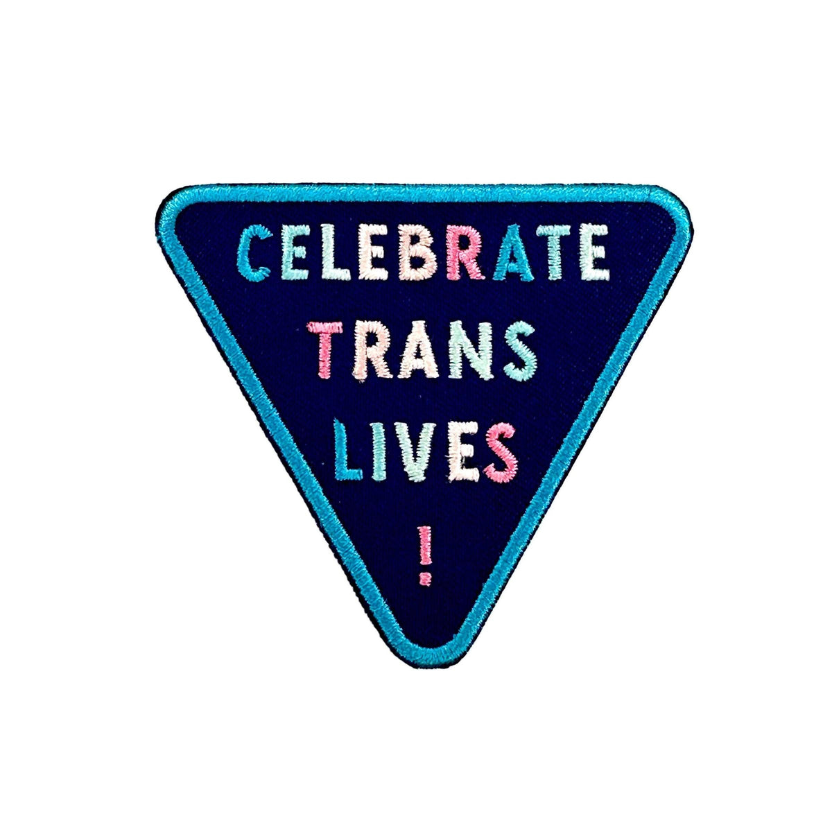 Sparkletown Studios-Celebrate Trans Lives Iron-On Patch-patches + pins-gather here online