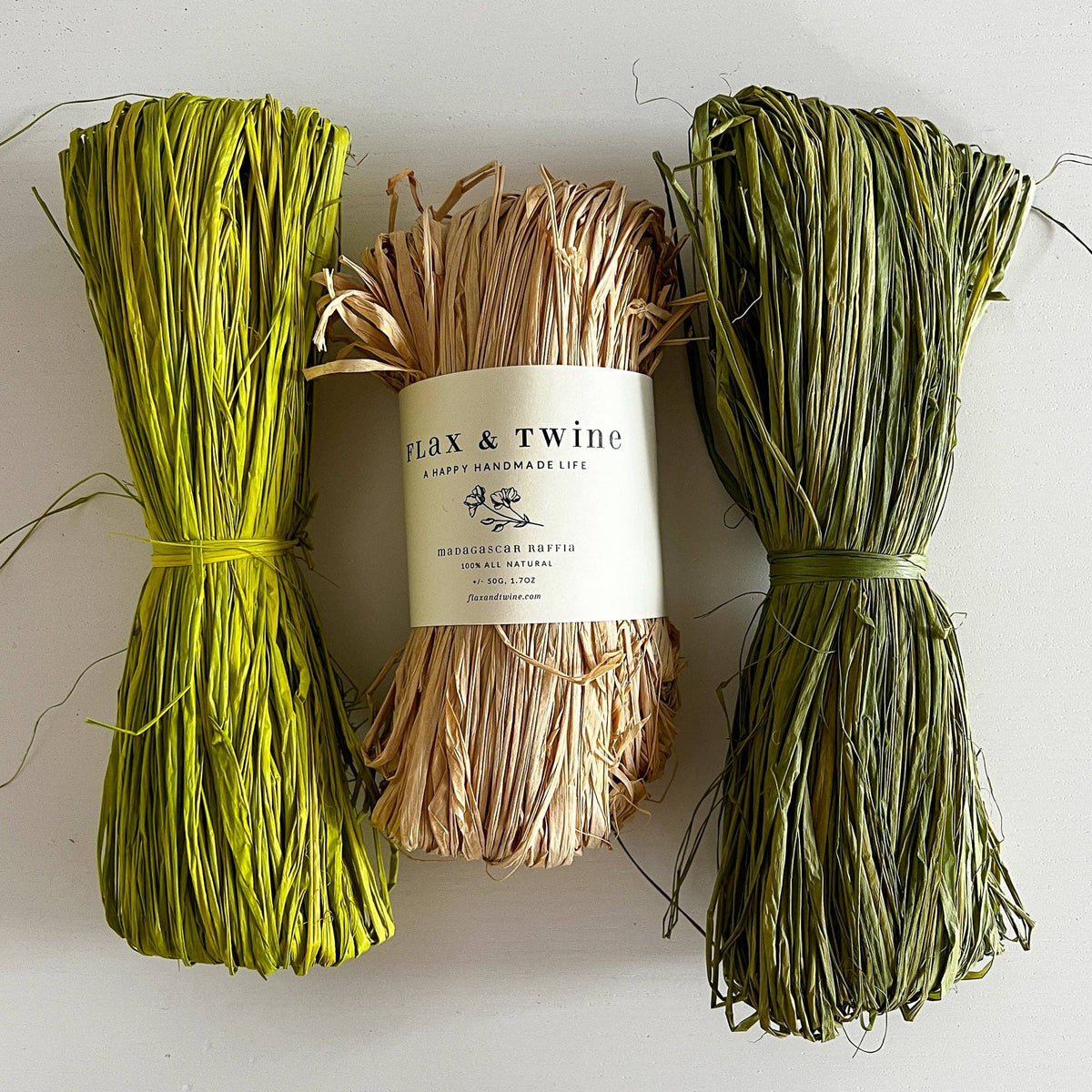Flax & Twine-Autumn Baskets Kit - Woodland Moss-craft kit-gather here online