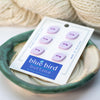 Blue Bird Makery-12mm Midcentury Petal Buttons-button-Lavender-gather here online