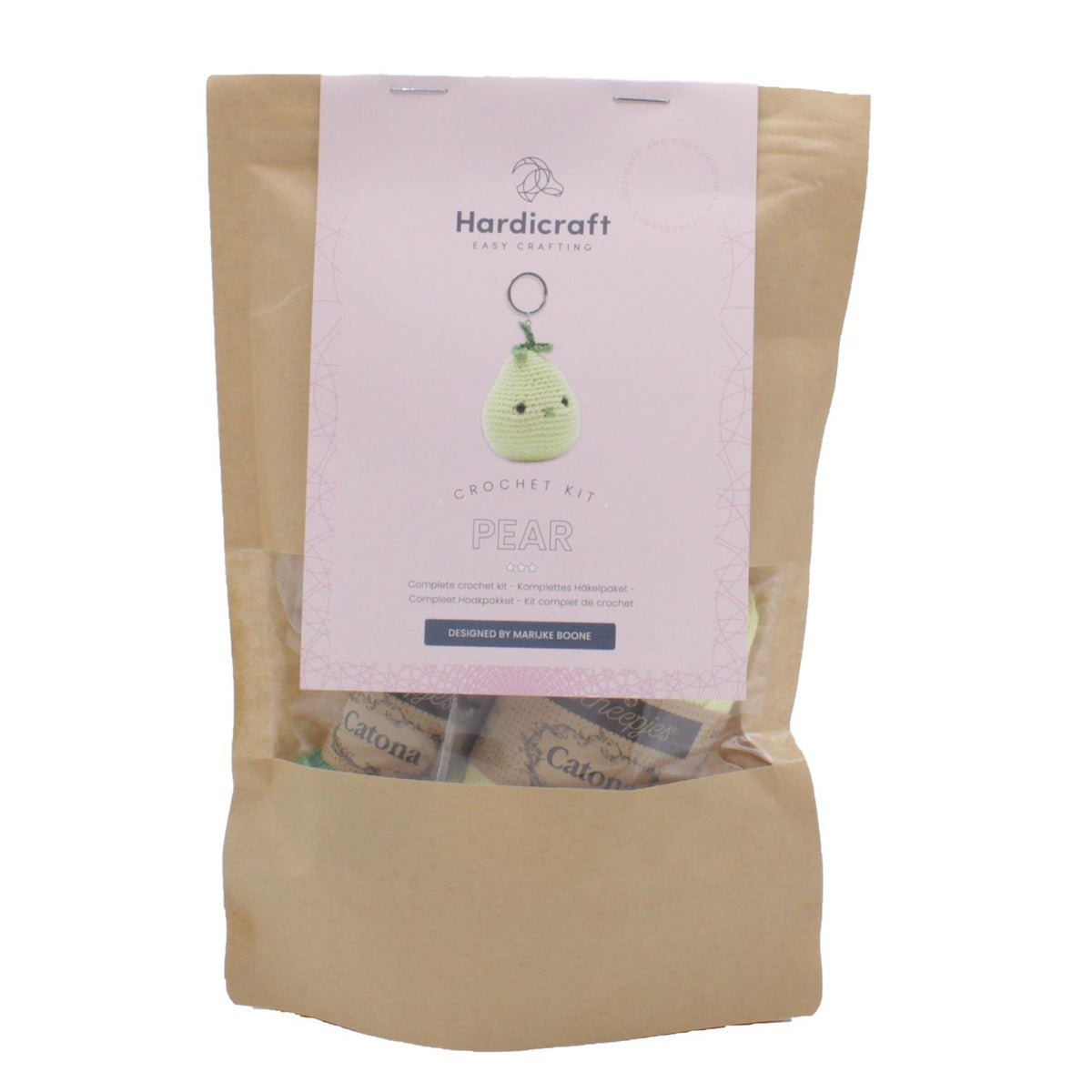 Hardicraft-DIY Crochet Kit - Pear Keychain-knitting / crochet kit-gather here online