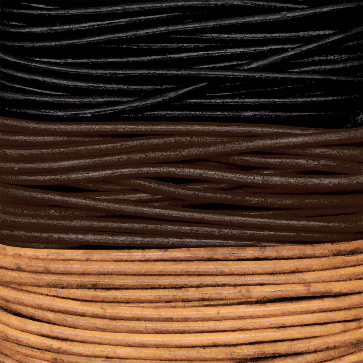 Realeather-Round Lace Combo Card - 2mm x 8yd-trim-gather here online
