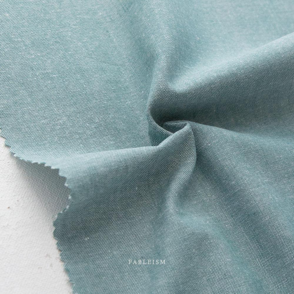Fableism Supply Co-Everyday Chambray-fabric-Bay Leaf-gather here online