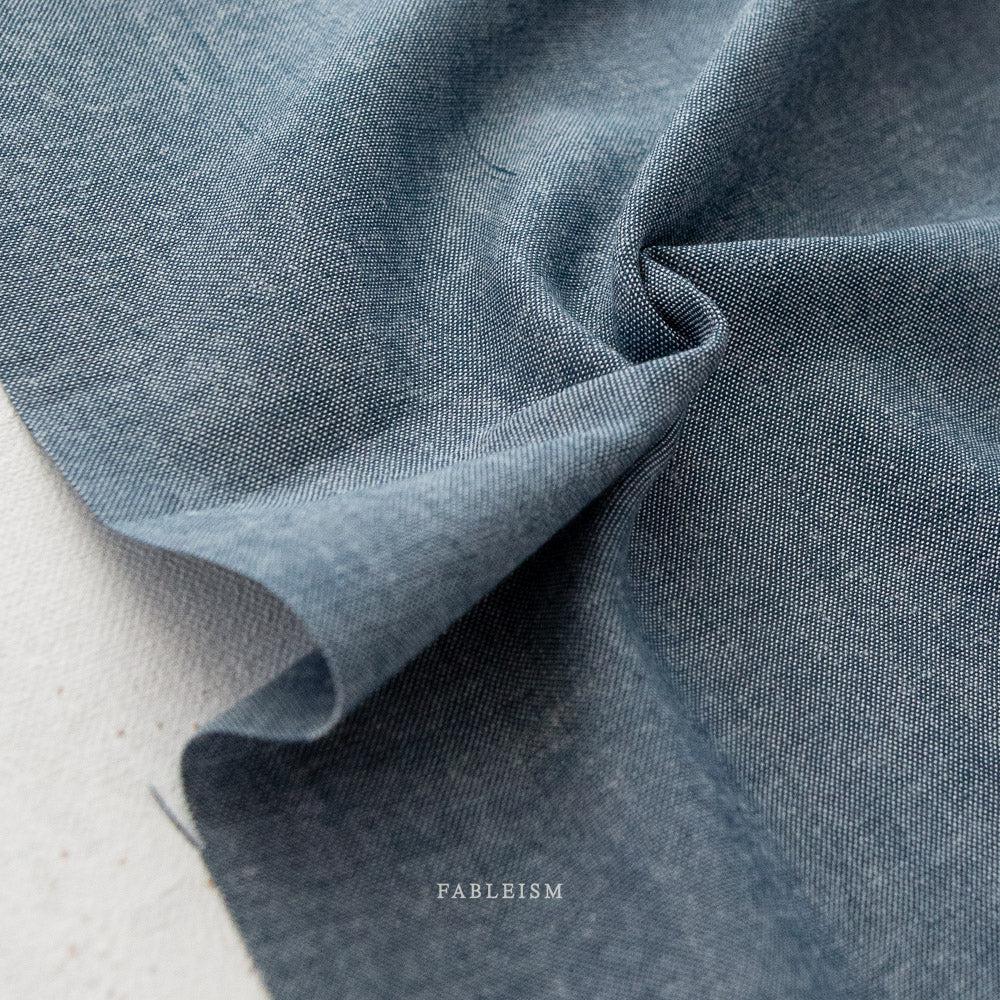 Fableism Supply Co-Everyday Chambray-fabric-Midnight-gather here online