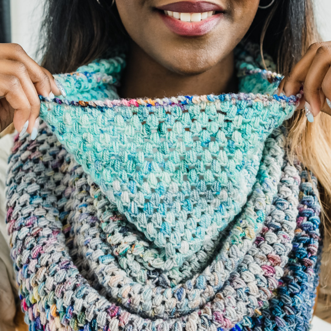 gather here classes-Crochet - Juniper Cowl-class-gather here online