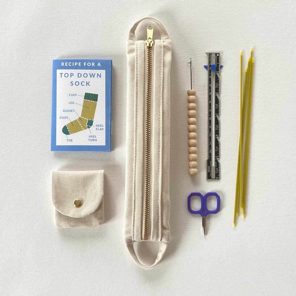 Sundew Sewing Co-Line Pouch - Natural-craft organizer-gather here online