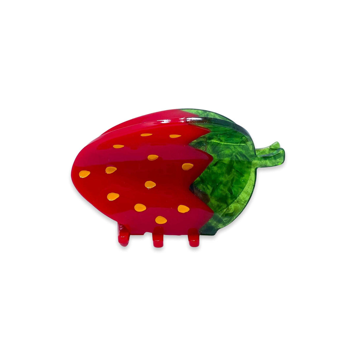 Jenny Lemons-Midi Red Strawberry Hair Claw-accessory-gather here online