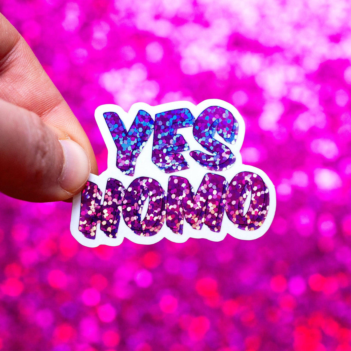 Crafty Queer Studio-Yes Homo Sticker-accessory-gather here online