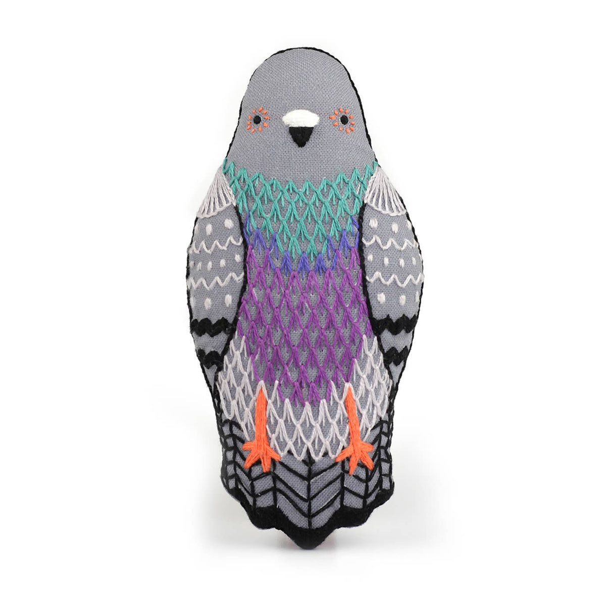 Kiriki Press-Pigeon DIY Embroidery Kit-embroidery kit-gather here online