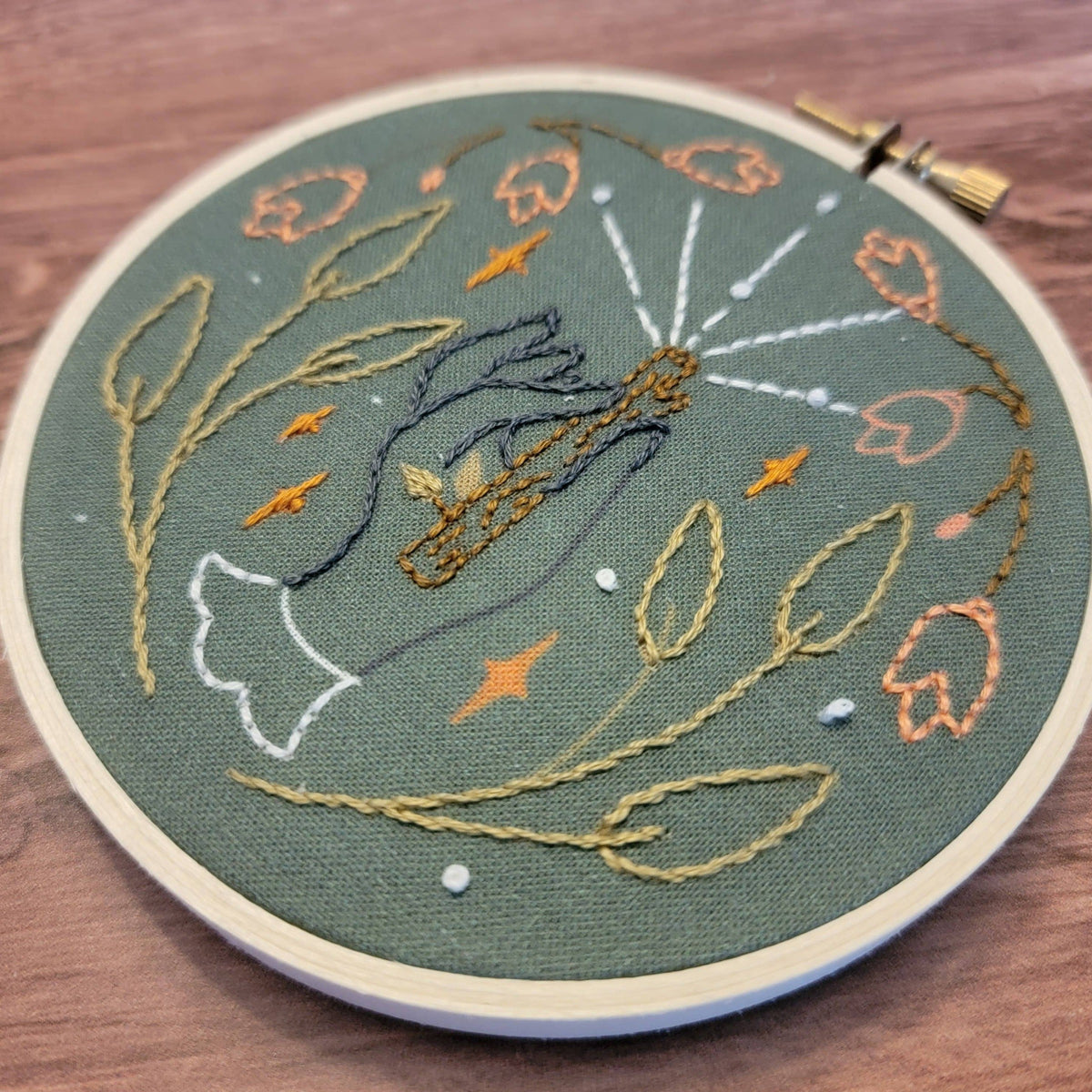 Holly Oddly-Hand & Wand, 4" Embroidery Kit-embroidery kit-gather here online