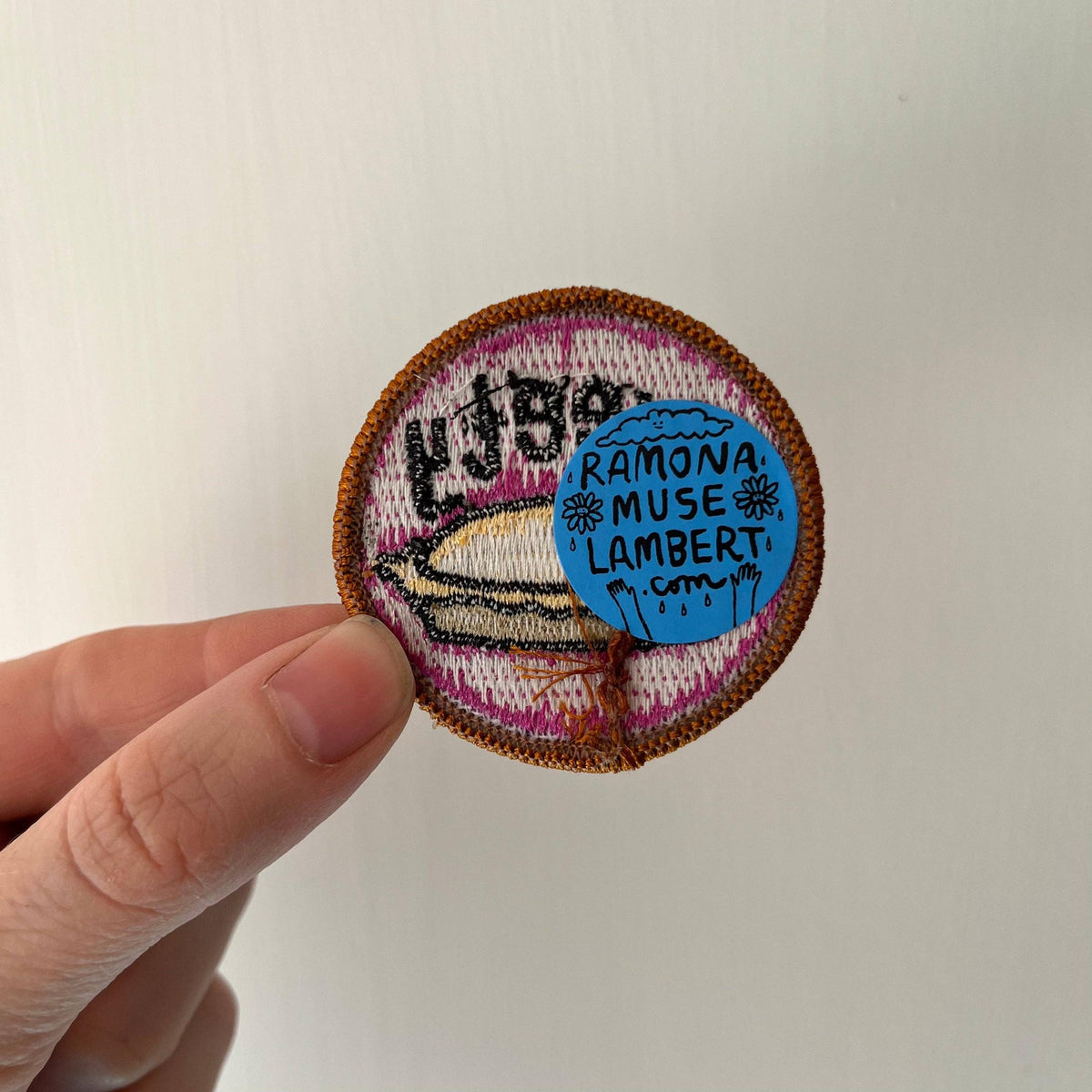 Ramona Muse Lambert-Sweety Pie 2" Embroidered Patch-patches + pins-gather here online