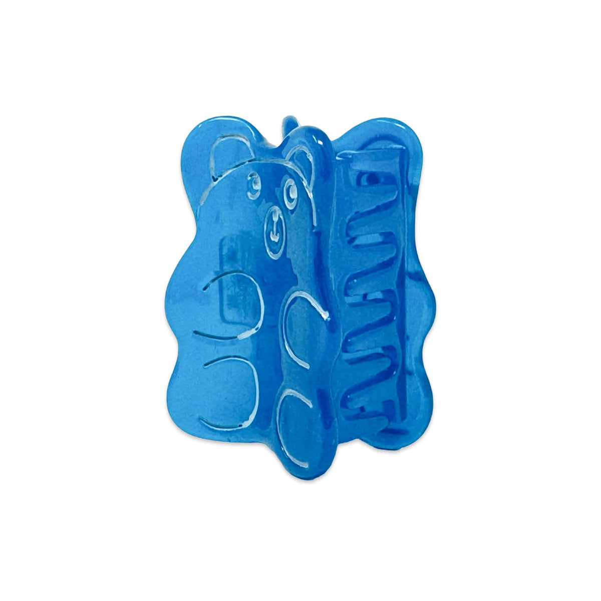Jenny Lemons-Mini Blue Gummy Bear Hair Claw-accessory-gather here online