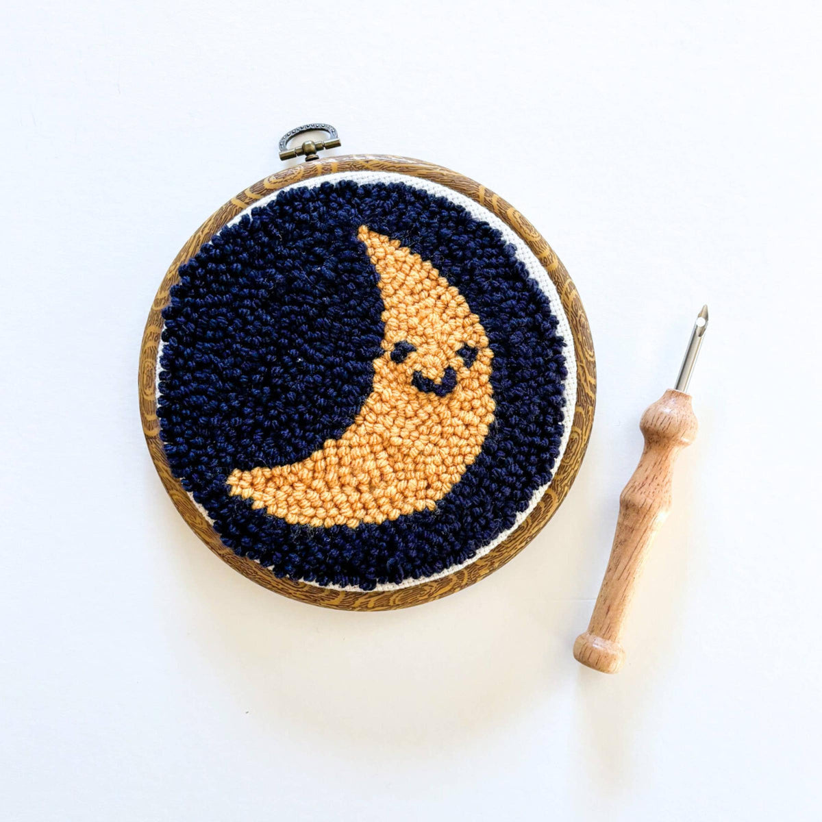 The Urban Acres-Moon Punch Needle Kit-craft kit-gather here online
