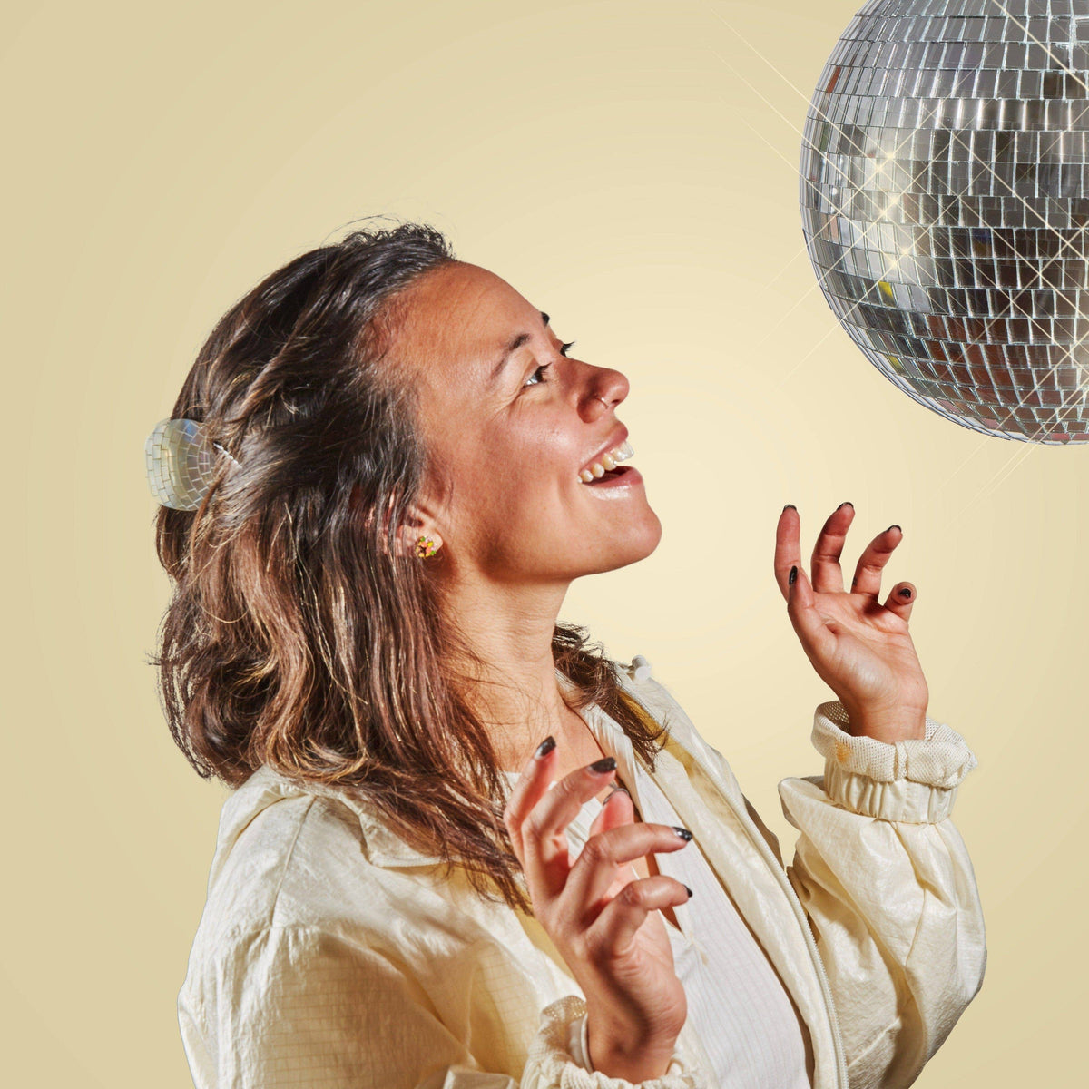 Jenny Lemons-Disco Ball Hair Claw-gather here online