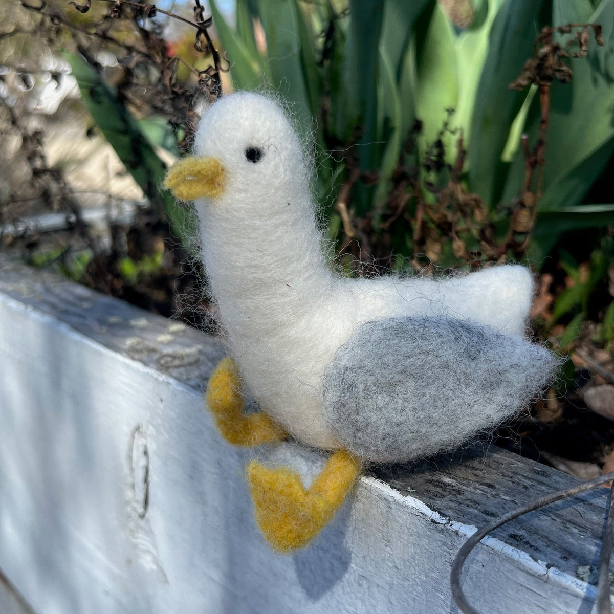gather here classes-Needle Felted Seagull-class-gather here online