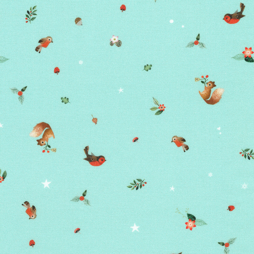 Robert Kaufman-Critters & Foliage Breeze-fabric-gather here online