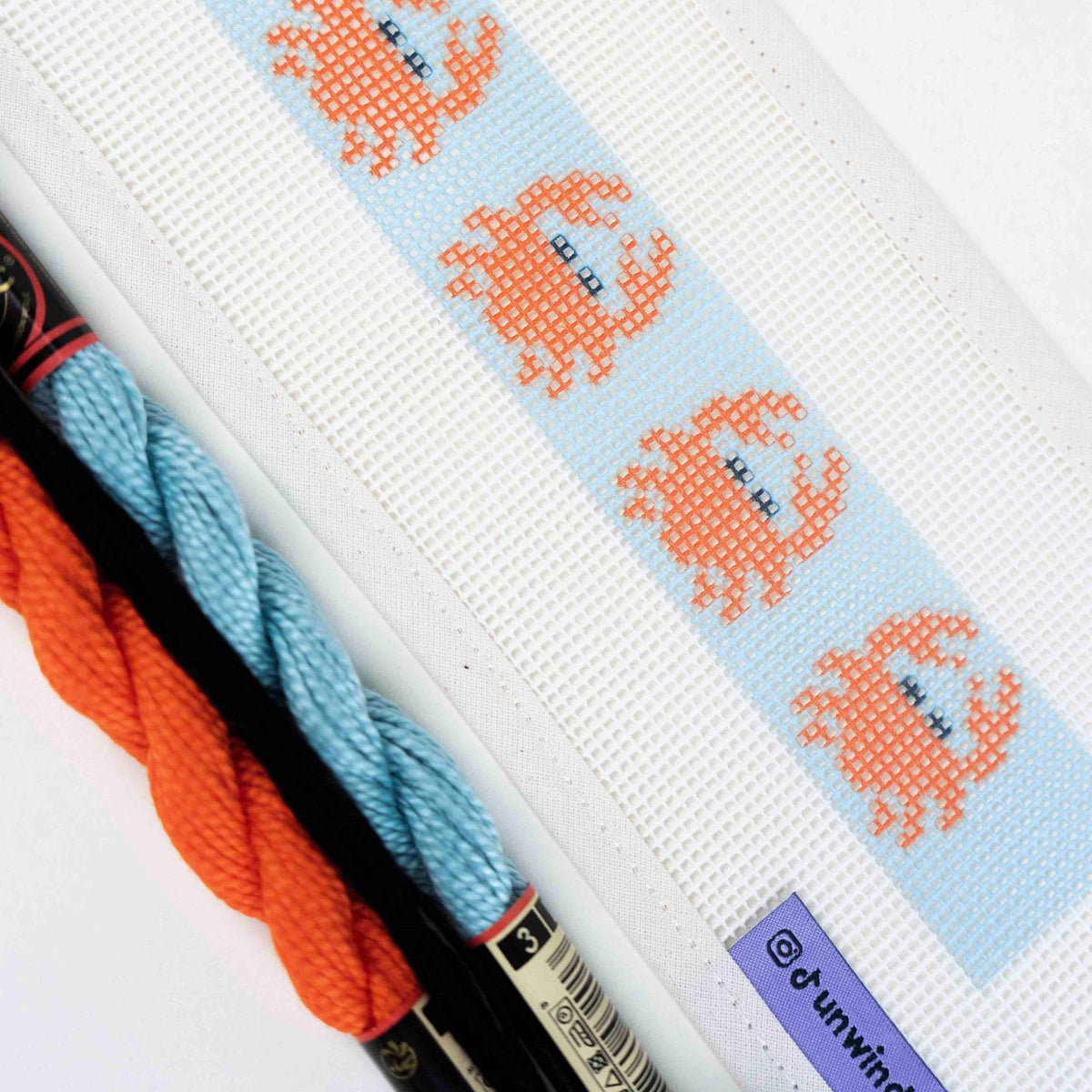 Crabs Key Fob Needlepoint Kit