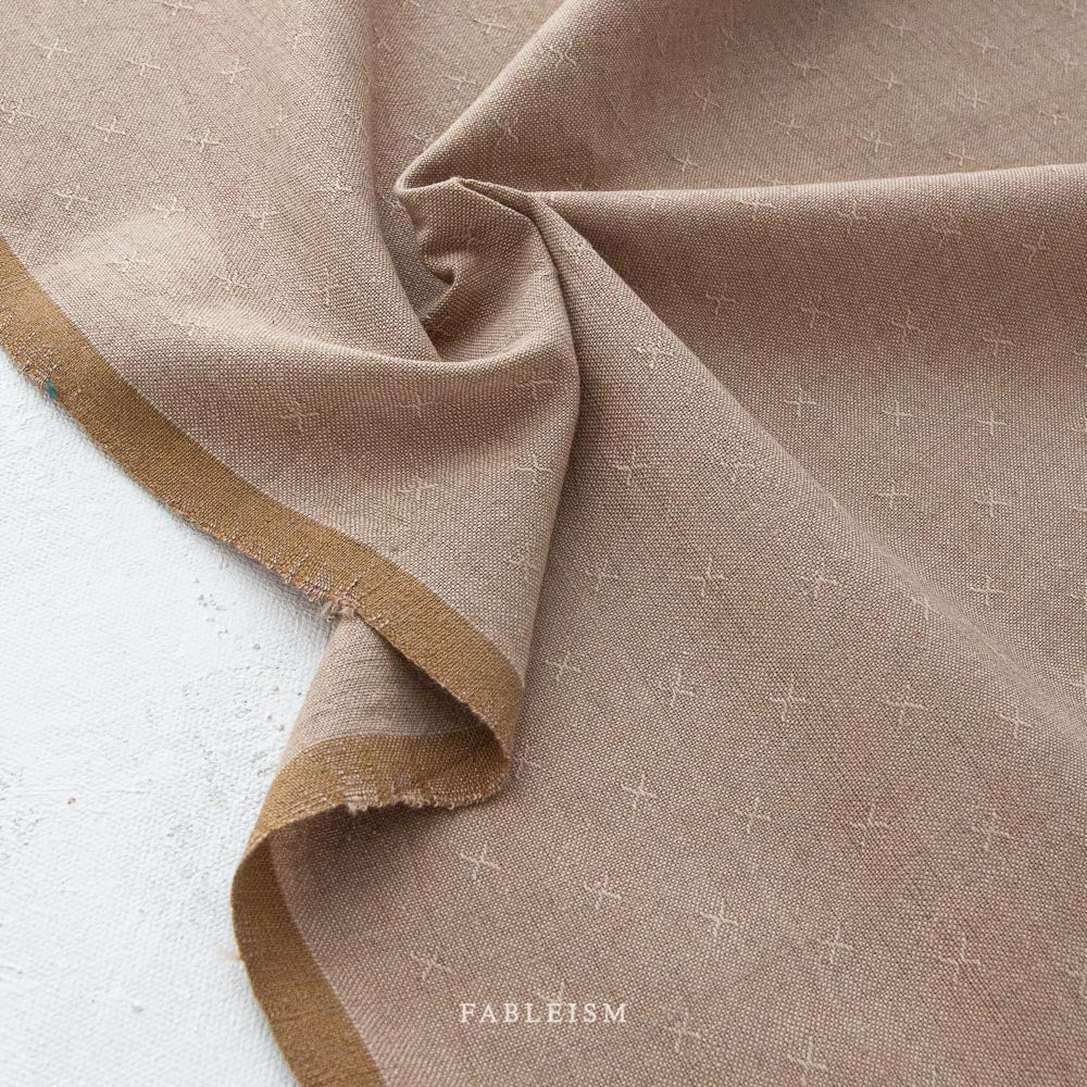 Fableism Supply Co-Sprout Woven-fabric-Cremini-gather here online