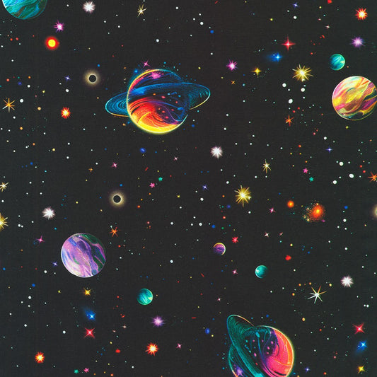 Robert Kaufman-Planets Celestial-fabric-gather here online
