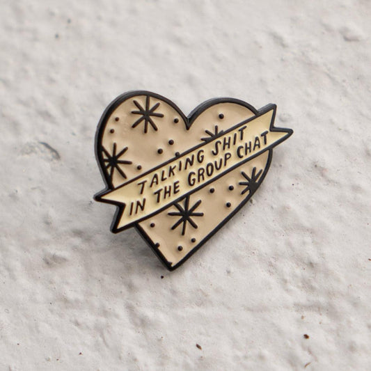 Stay Home Club-Group Chat Enamel Pin-accessory-gather here online