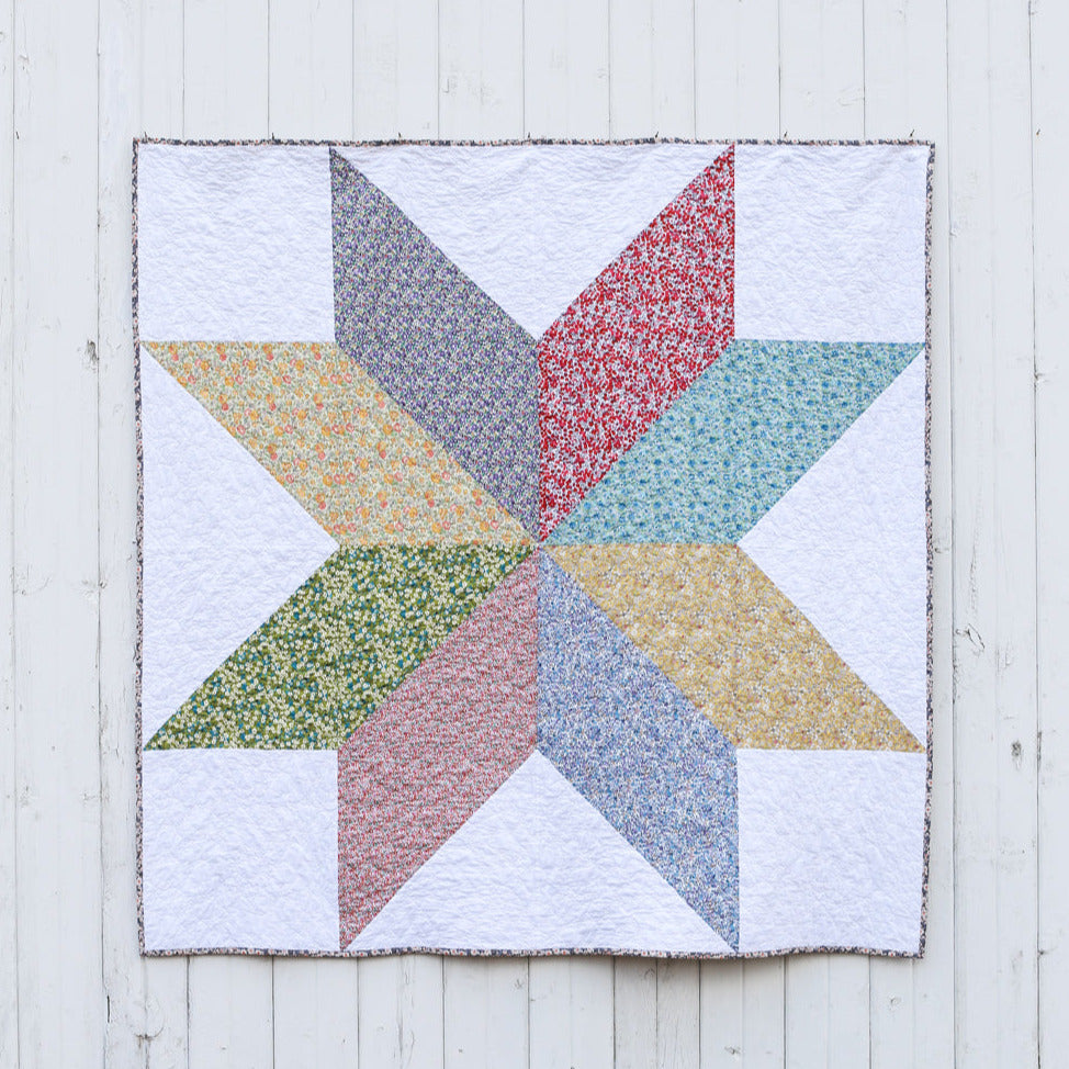 gather here classes-Vintage Star Quilt Top - 2 sessions-class-gather here online