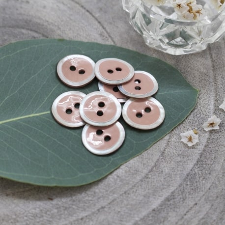 Atelier Brunette-14mm Halo Button (each)-button-Maple / Sandy Sand-gather here online