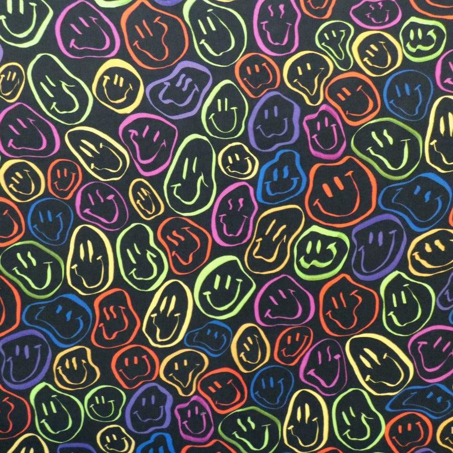 Lady McElroy-Happy Daze Rainbow Viscose Challis Lawn-fabric-gather here online