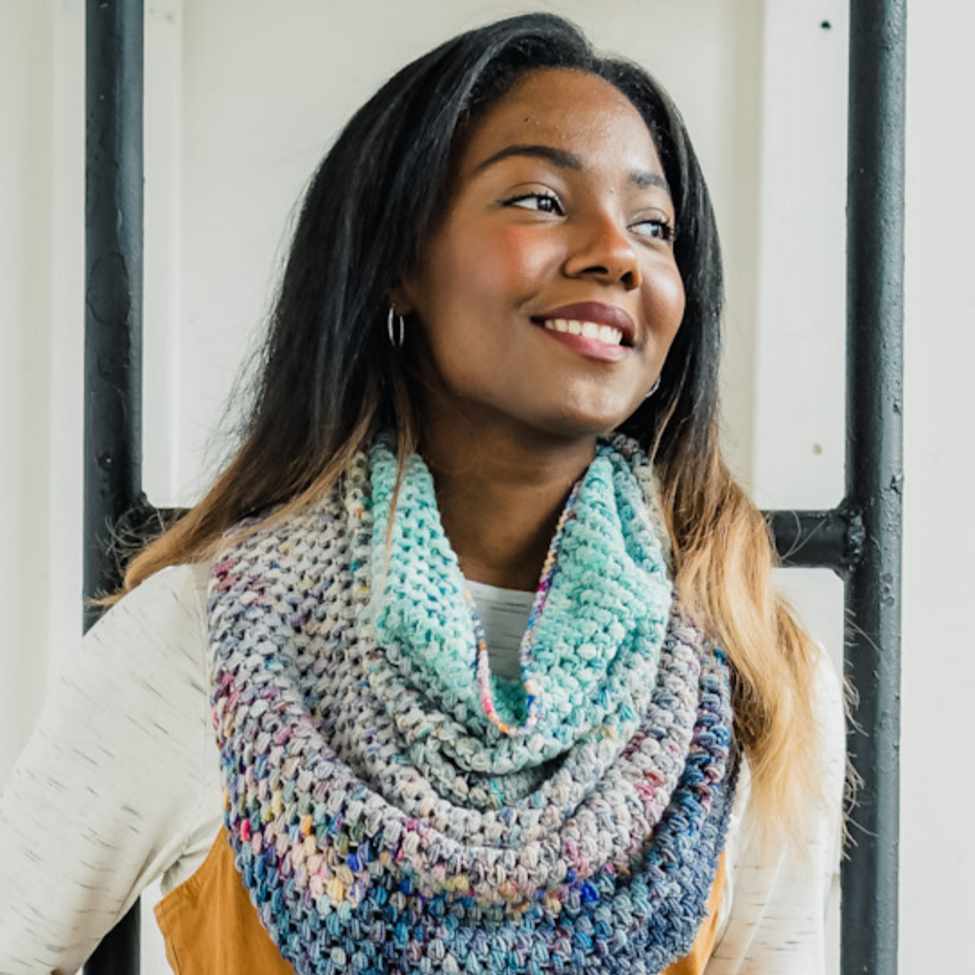 gather here classes-Crochet - Juniper Cowl-class-gather here online