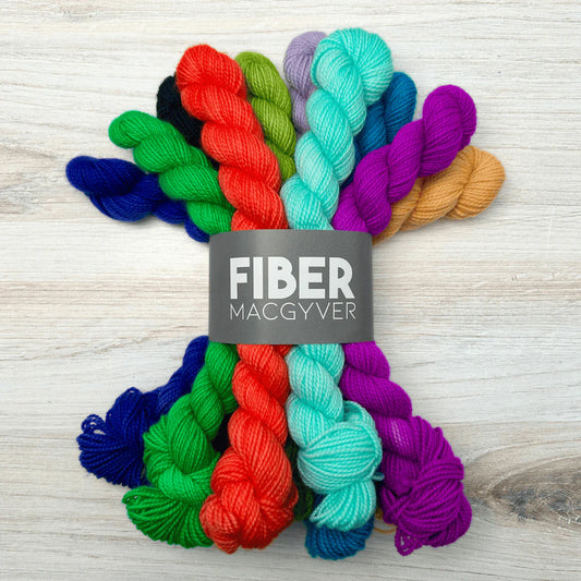 Fiber MacGyver-Merino Twist Mini Bundle - Key West-yarn-gather here online