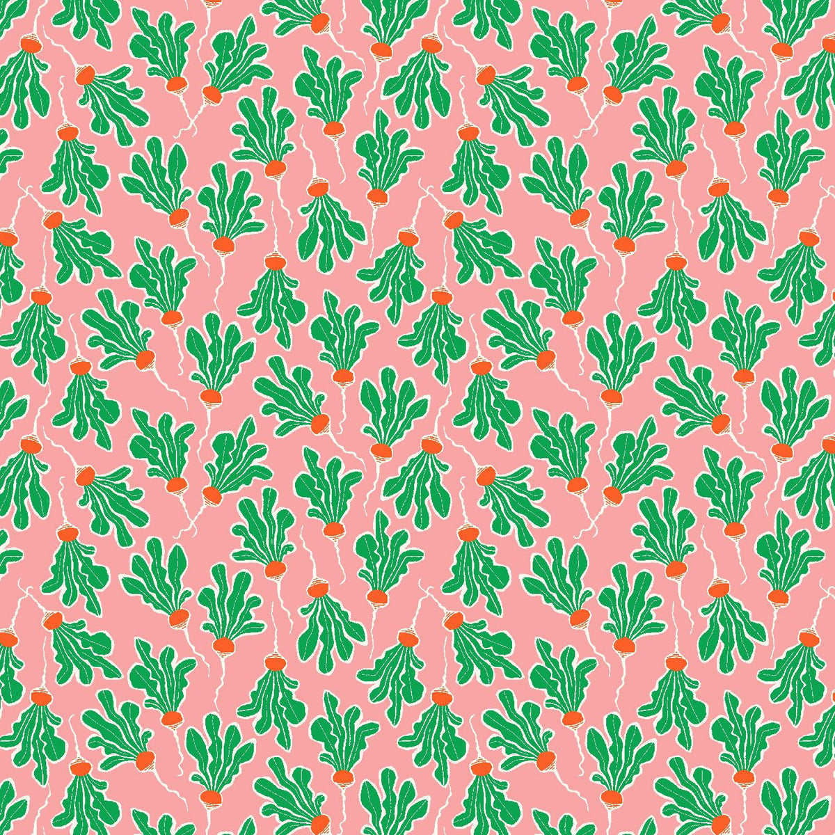 Cotton + Steel-Radish Watermelon-fabric-gather here online
