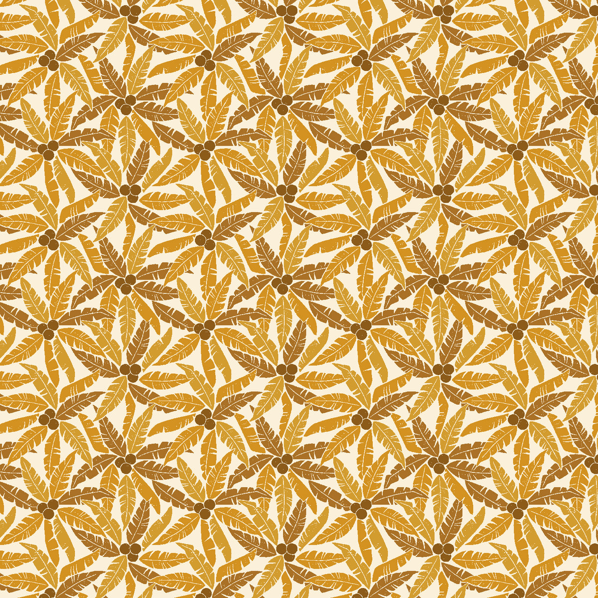 Cotton + Steel-Palm Tree Golden-fabric-gather here online