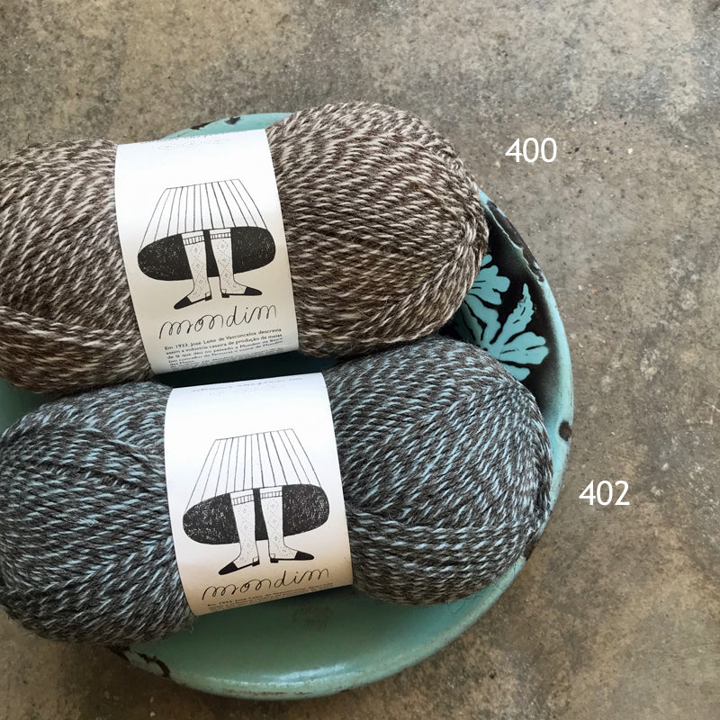 Retrosaria Rosa Pomar-Mondim-yarn-402 Blue/Brown Twist-gather here online
