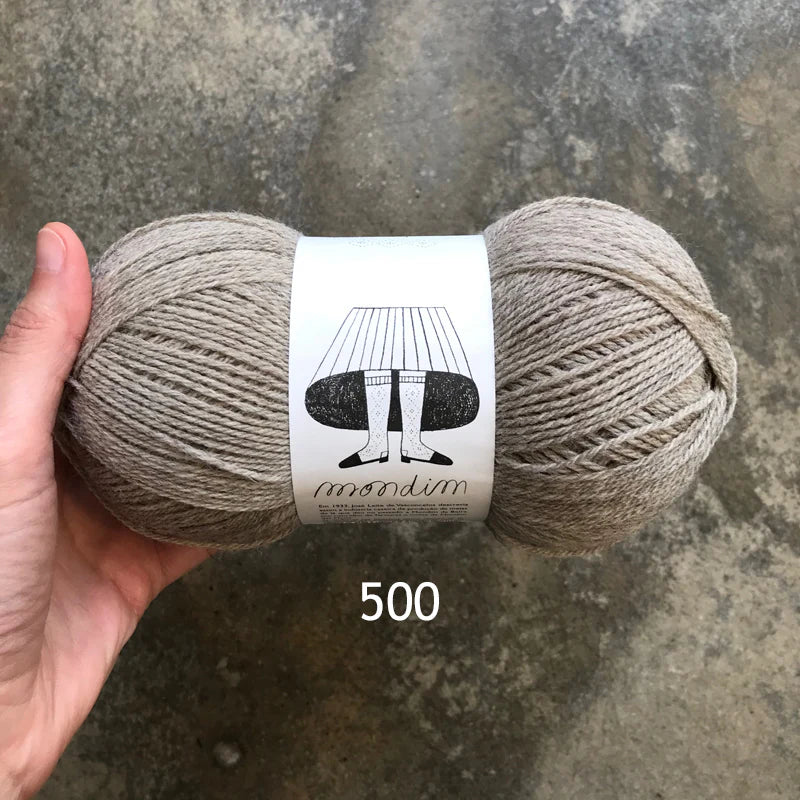 Retrosaria Rosa Pomar-Mondim-yarn-500 Natural Tan-gather here online