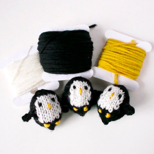 MochiMochi Land-Tiny Penguin Kit-knitting / crochet kit-gather here online