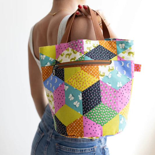 Noodlehead-Quarry Tote Pattern-sewing pattern-gather here online
