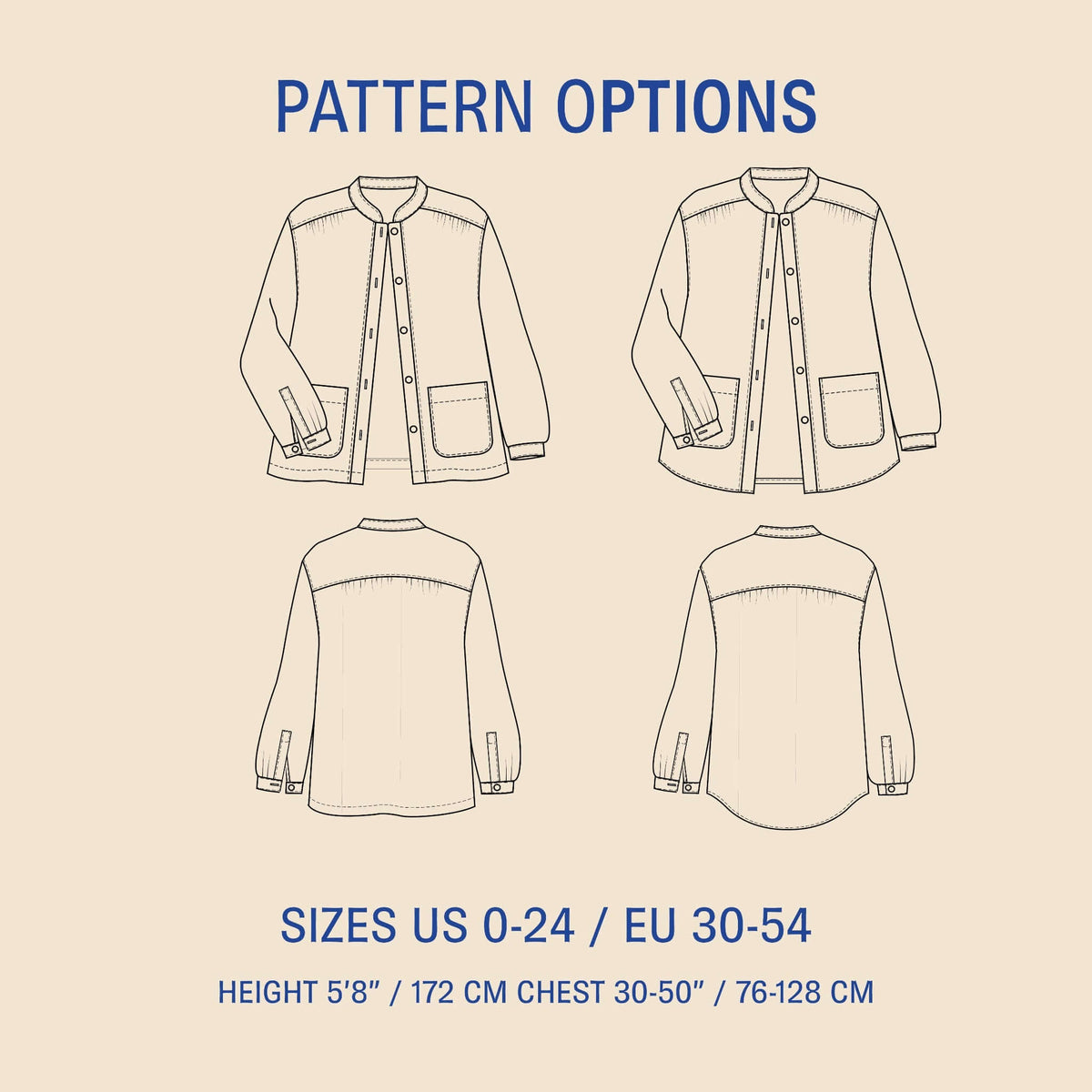 Artist Jacket Sewing Pattern Wardrobe By Me