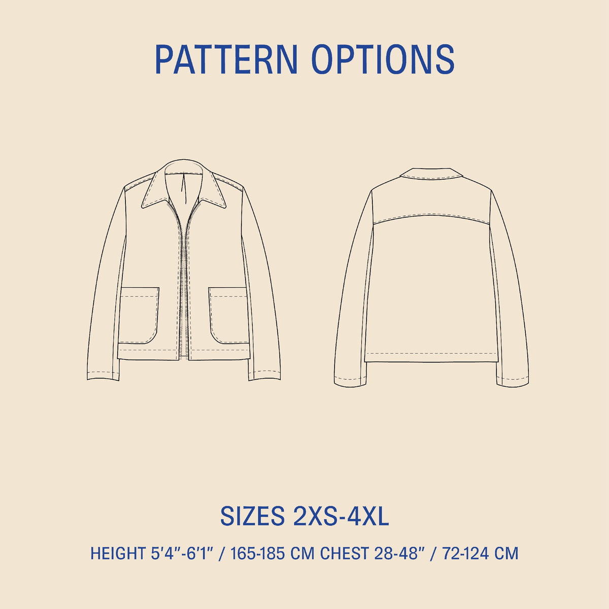 Bear jacket sewing pattern Wardrobe By Me